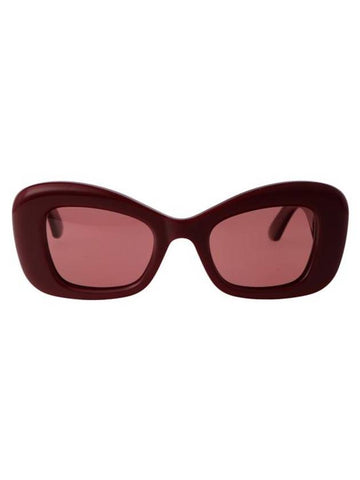 sunglasses AM0434S 006 burgundy - ALEXANDER MCQUEEN - BALAAN 1