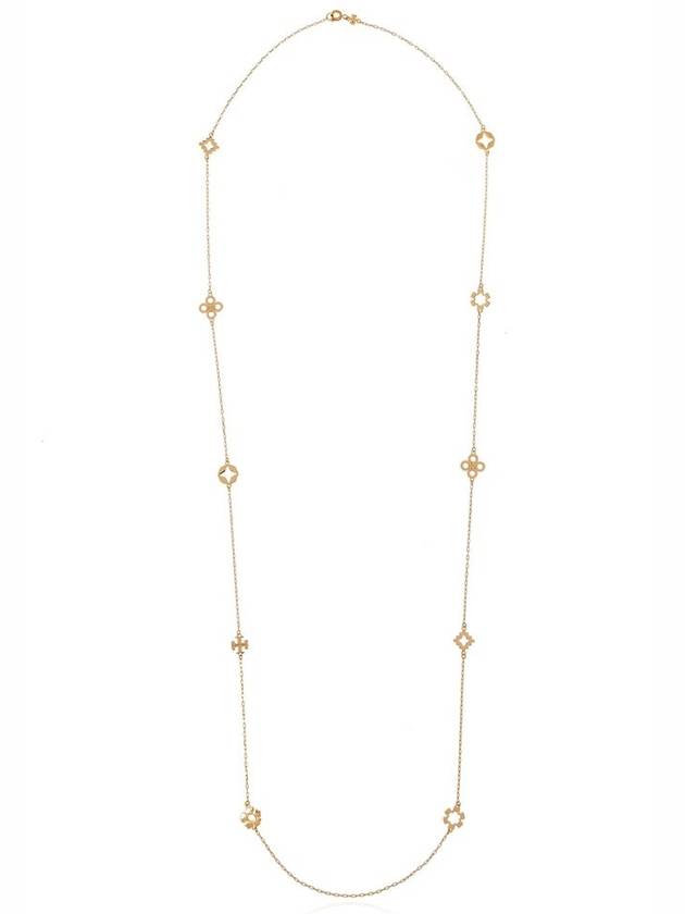 Kira Clover Long Necklace Gold - TORY BURCH - BALAAN 1