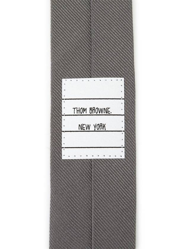 Anchor Jacquard Classic Silk Tie Grey - THOM BROWNE - BALAAN 9