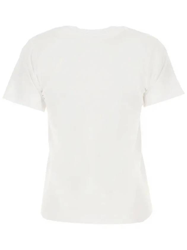 Women's Reverse Logo T-Shirt White AZ T067 051 1 - COMME DES GARCONS - BALAAN 4