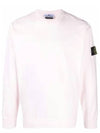 Waffen Patch Garment Dyed Heavy Cotton Sweatshirt Rose - STONE ISLAND - BALAAN 2