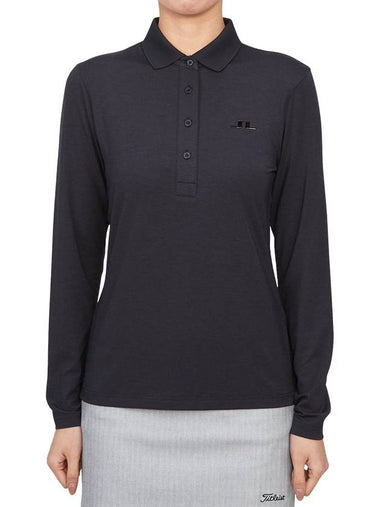 Golf wear women s collar long sleeve t shirt GWJT10709 9999 - J.LINDEBERG - BALAAN 1