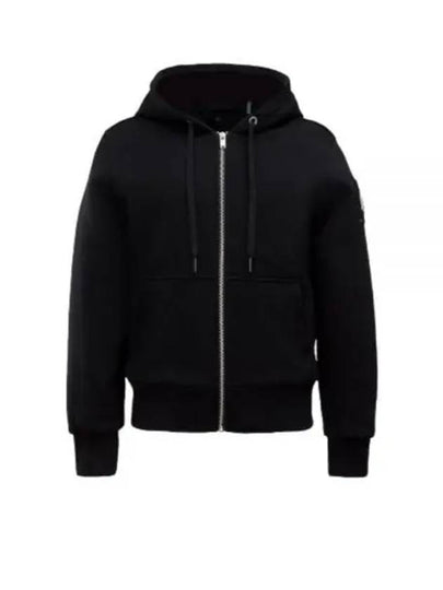 Classic Bunny 2 Zip Up Hoodie Black Lining Black - MOOSE KNUCKLES - BALAAN 2