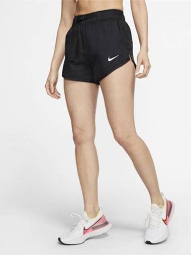 01CJ2430010Women’sIcon Crush Short PantsBlack - NIKE - BALAAN 1