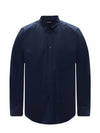 Back Logo Long Sleeve Shirt Navy - BALENCIAGA - BALAAN.