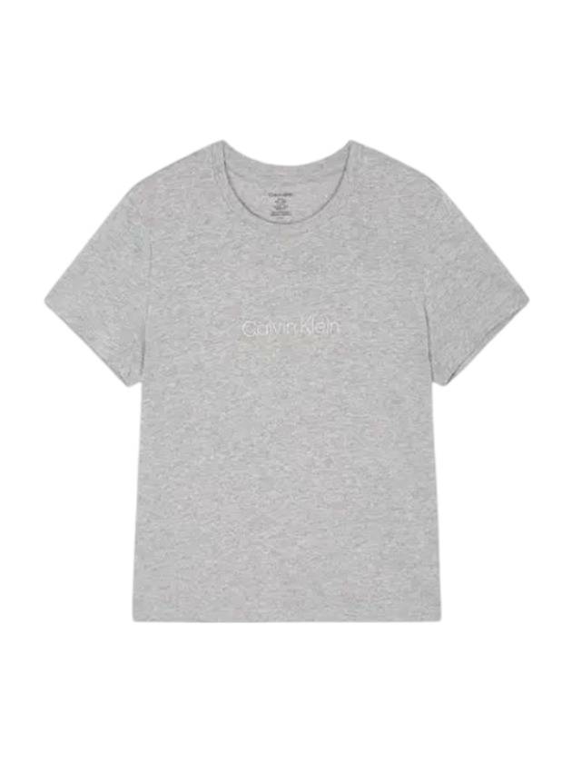 Classic Logo Lounge Short Sleeve T-Shirt Grey - CALVIN KLEIN - BALAAN 1