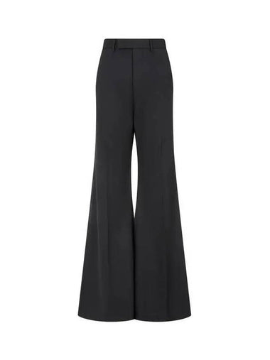 WOMEN Flared Wool Criss Pants Black 270992 - RICK OWENS - BALAAN 1