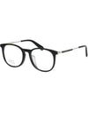 Eyewear Round Eyeglasses Black - MONCLER - BALAAN 8