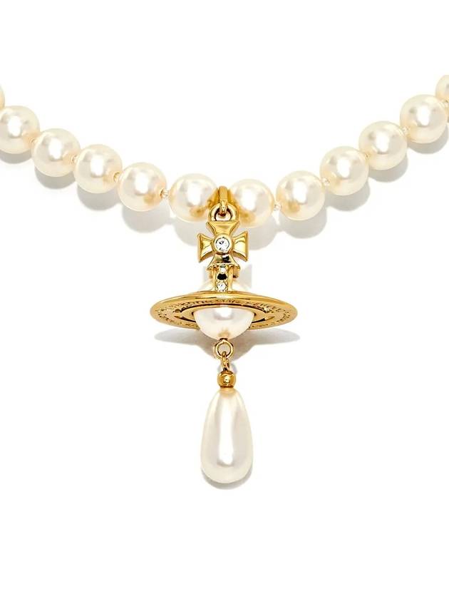 One Raw Pearl Necklace White - VIVIENNE WESTWOOD - BALAAN 2