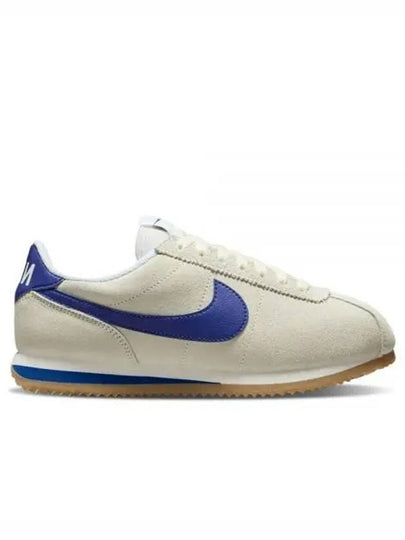 Cortez  Low Top Sneakers Pale Ivory Deep Royal Blue - NIKE - BALAAN 2