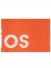 Jacquard Logo Two Tone Wool Muffler Light Grey Orange - ACNE STUDIOS - BALAAN 2