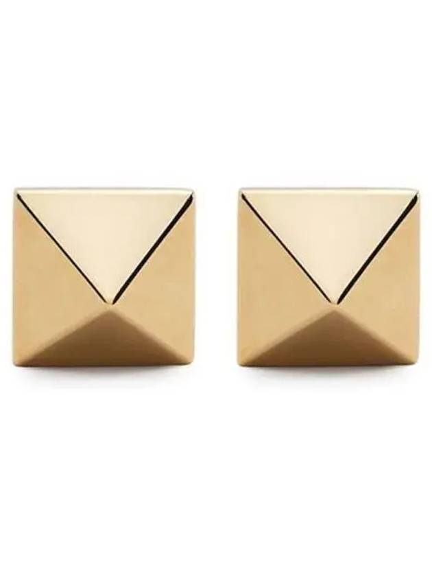 Roman Stud Rockstud Women s Earrings Metal Gold 271263 - VALENTINO - BALAAN 1