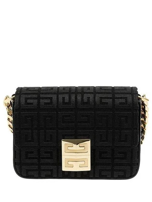 4G Embroidered Canvas Chain Cross Bag Black - GIVENCHY - BALAAN 2