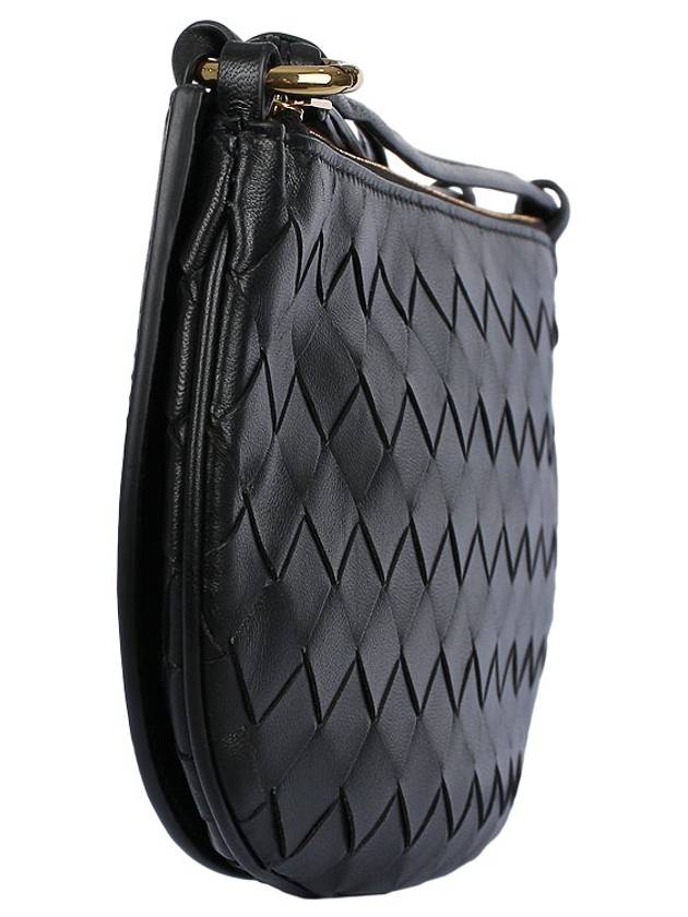 Intrecciato Shoulder Bag Black - BOTTEGA VENETA - BALAAN 5