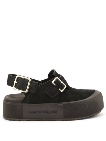 Mounted Slick Sandals Black - ALEXANDER MCQUEEN - BALAAN 2