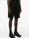 Light Stretch Cotton Bermuda Shorts Black - STONE ISLAND - BALAAN 4