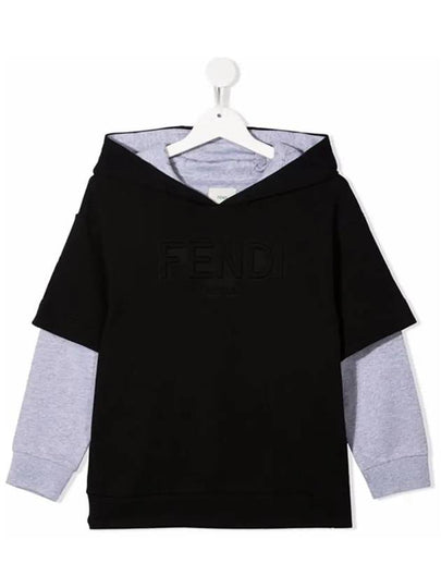 Kids Women s Embroidered Logo Hooded Jumper JMH147 5V0 F0GME - FENDI - BALAAN 2