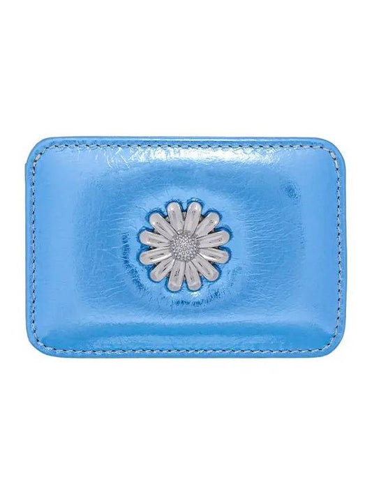 Daisy Slim Mini Transportation Card Wallet Shine Blue - LE MASQUE - BALAAN 2