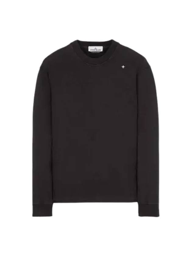 Waffen Patch Cotton Stretch Fleece Sweatshirt Ice - STONE ISLAND - BALAAN 3