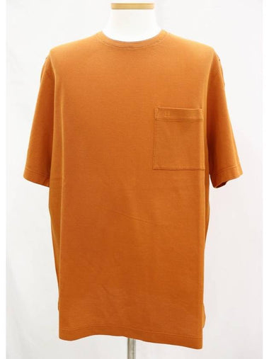 Piqures sellier H logo short sleeve t shirt - HERMES - BALAAN 1