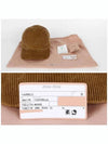 Embossed Logo Velvet Ball Cap Brown - MIU MIU - BALAAN 8