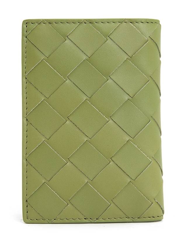 Intrecciato Card Wallet Green - BOTTEGA VENETA - BALAAN 3