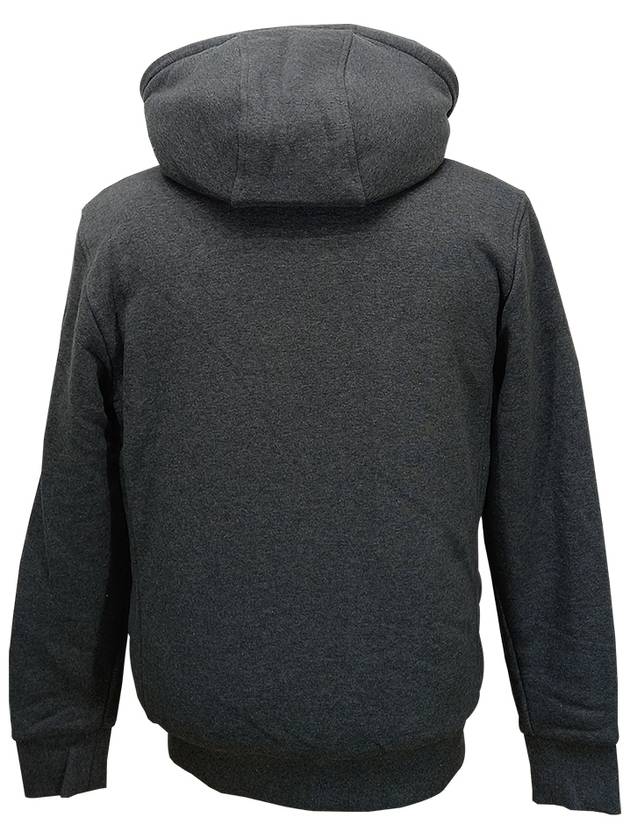 Classic Bunny Zip Up Hoodie White Lining Charcoal - MOOSE KNUCKLES - BALAAN 4