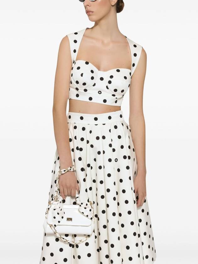 Polka Dot Corset Top F7AA7TFSFNM - DOLCE&GABBANA - BALAAN 3