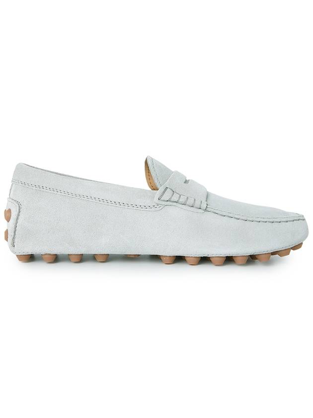 Gommino Bubble Suede Driving Shoes White - TOD'S - BALAAN 5