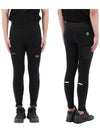 EA7 Furor 7 Logo Print LeGGings Black - EMPORIO ARMANI - BALAAN 2