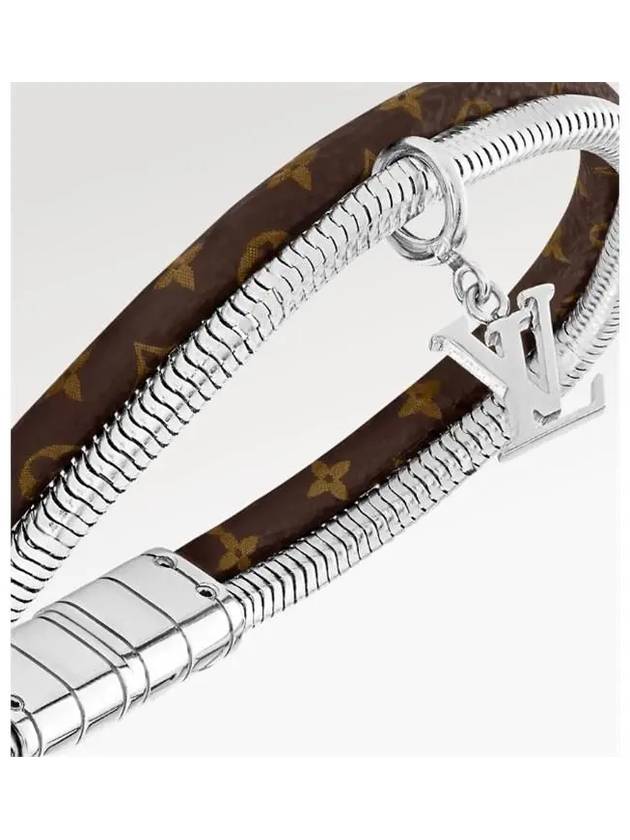 Monogram Swirl Bracelet Brown - LOUIS VUITTON - BALAAN 4