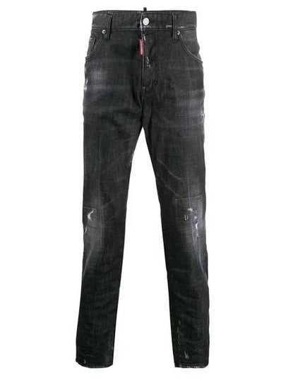 Straight leg bootcut black jeans 74LB0700 - DSQUARED2 - BALAAN 2