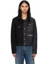 Half And Half Denim Jacket Black - MAISON MARGIELA - BALAAN 2