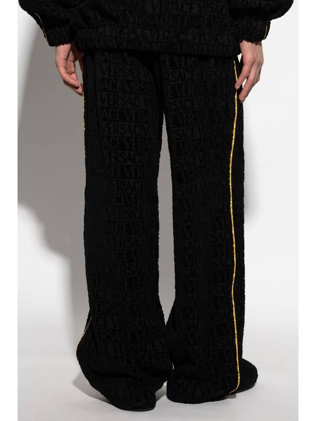 Versace Home Pants With Logo, Unisex, Black - VERSACE - BALAAN 6