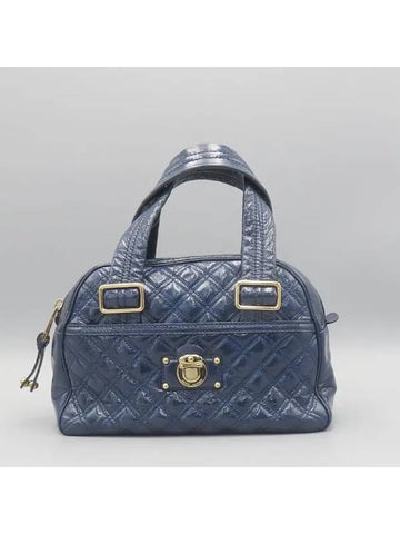 Blue patent quilted tote bag - MARC JACOBS - BALAAN 1