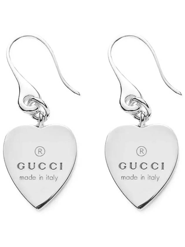 Trademark Heart Earrings Silver - GUCCI - BALAAN 4