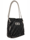 Extra Small Crush Tote Bag Black - BALENCIAGA - BALAAN 4