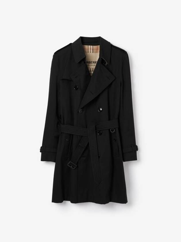 Kensington Heritage Trench Coat Black - BURBERRY - BALAAN 2