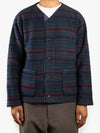 Fair Isle Striped Knit Cardigan A - ENGINEERED GARMENTS - BALAAN 3