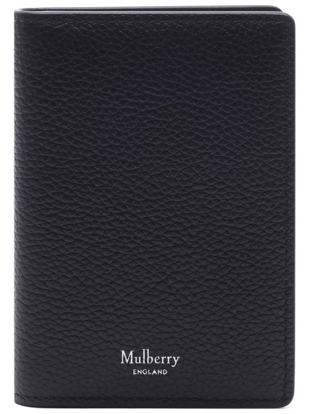 Heritage Vertical Card Wallet Black - MULBERRY - BALAAN 3