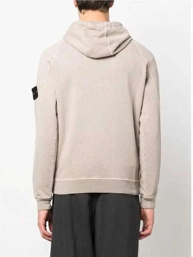 Men's Waffen Patch OLD Treatment Cotton Hoodie Dove Grey - STONE ISLAND - BALAAN 6