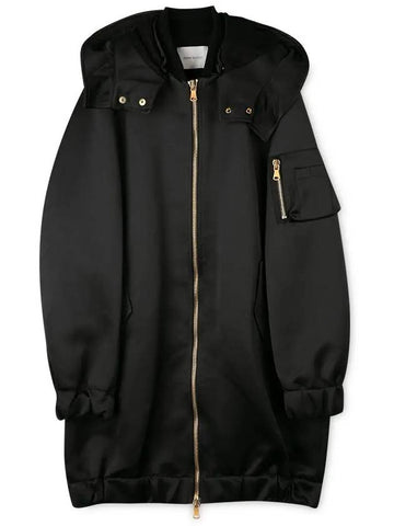 Women's Blouson Black Jacket HP78207J A8279 905 - BALMAIN - BALAAN 1