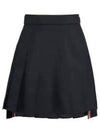 School Uniform Pleated Skirt Navy - THOM BROWNE - BALAAN 2