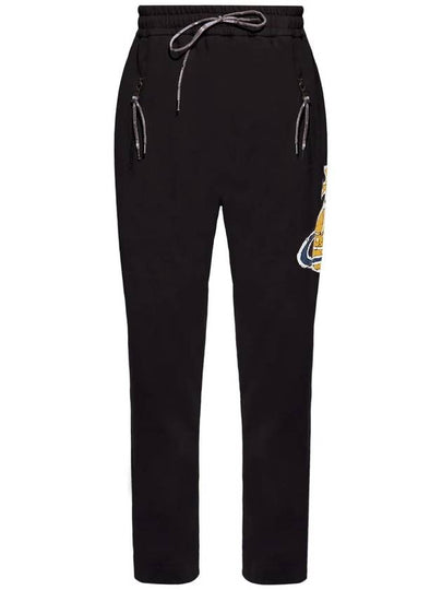 Time Machine Football Cotton Straight Pants Black - VIVIENNE WESTWOOD - BALAAN 2