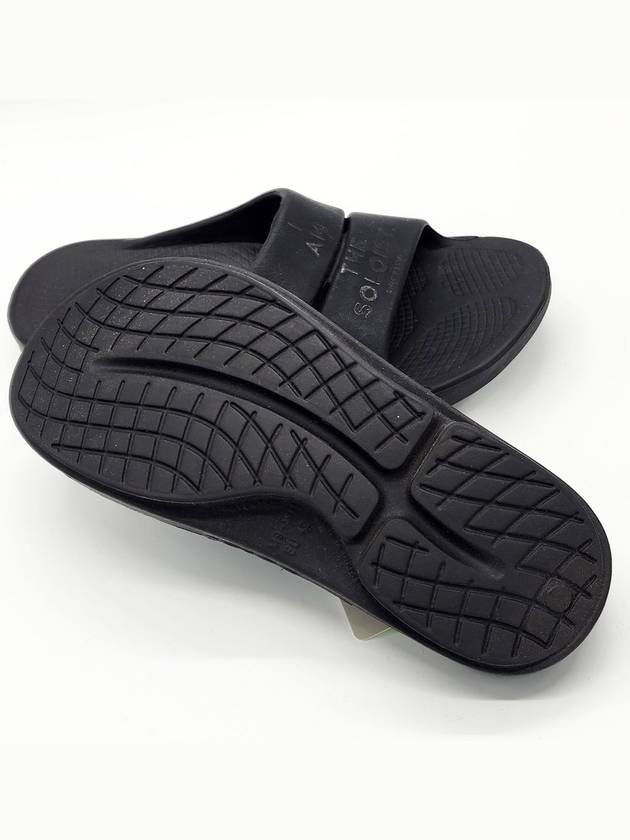 Men s Soloist Slide Slippers Black - OOFOS - BALAAN 2