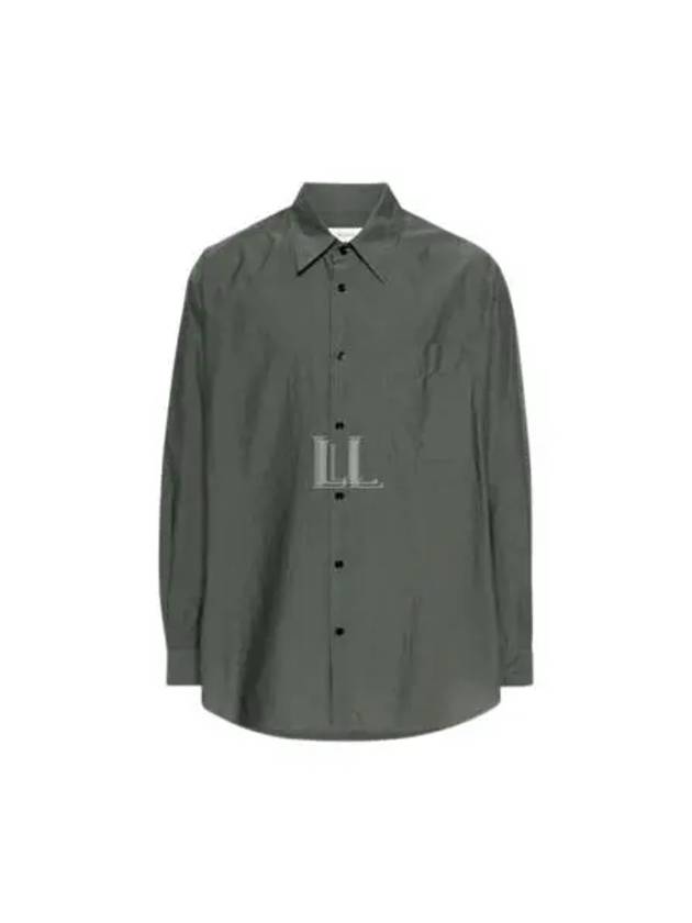 Double Pocket Long Sleeve Shirt Grey - LEMAIRE - BALAAN 2