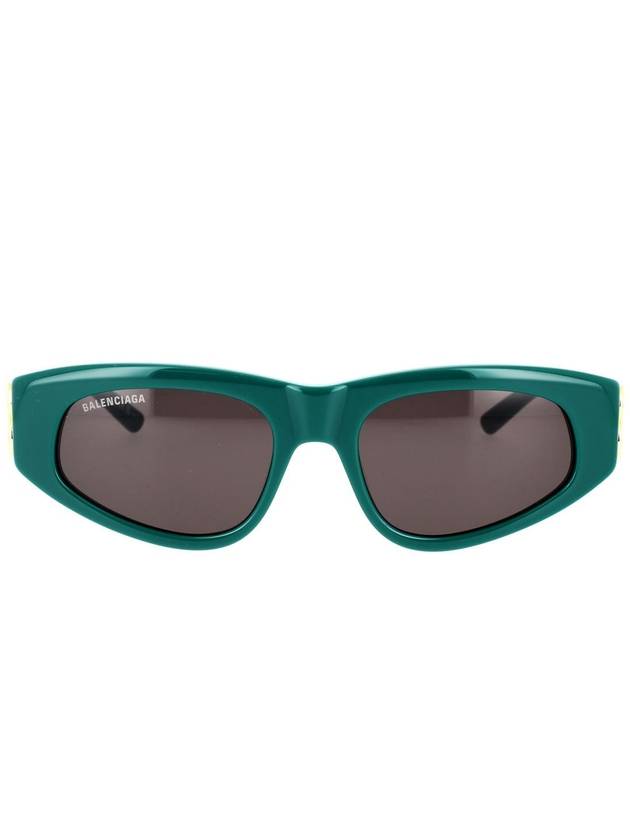 Eyewear Oval Acetate Sunglasses Green Gray - BALENCIAGA - BALAAN 2