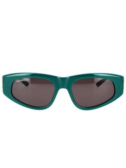 Eyewear Oval Acetate Sunglasses Green Gray - BALENCIAGA - BALAAN 2