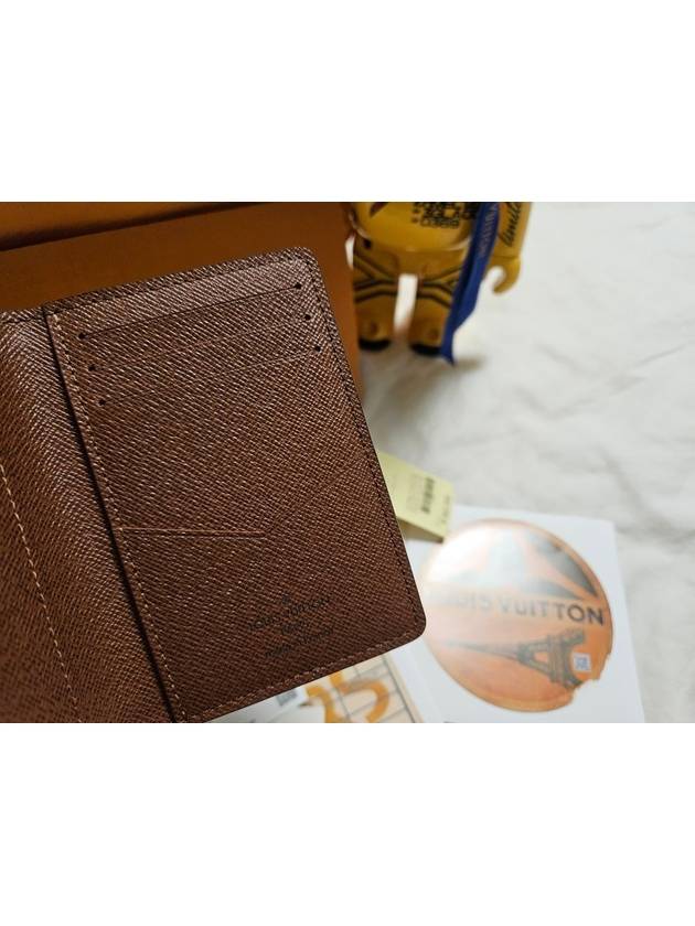 Pocket Organizer Monogram Card Wallet Brown - LOUIS VUITTON - BALAAN 4