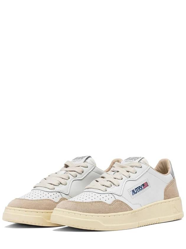 Medalist Leather Low-Top Sneakers Gold White - AUTRY - BALAAN 2